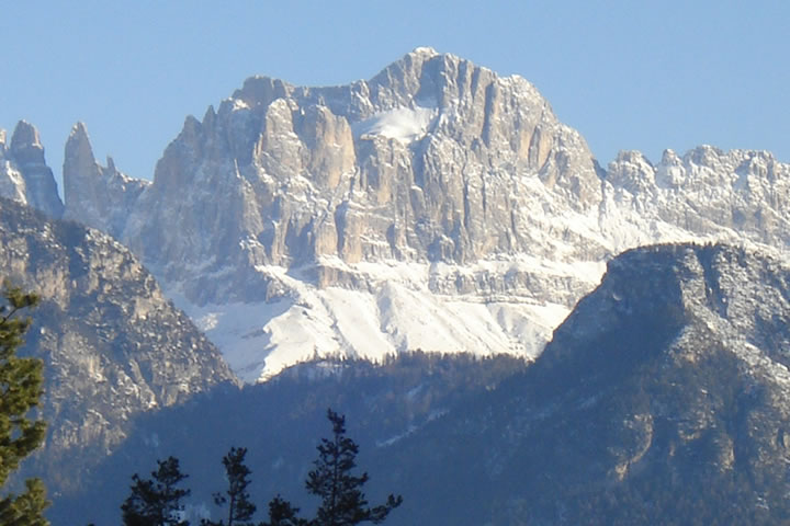 Blick zum Rosengarten